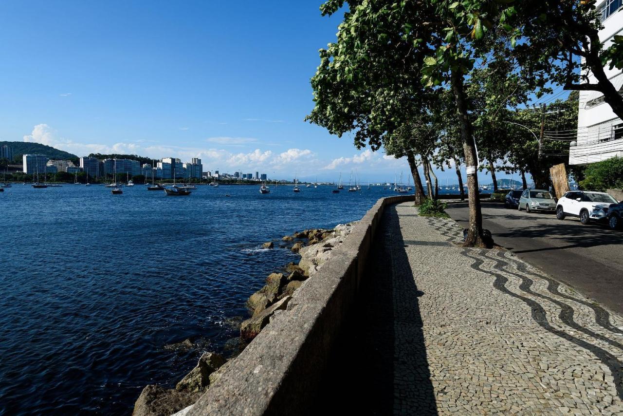 2 Quartos Na Urca Com Vista Para Baia De Guanabara A 700M Pao De Acucar Com Cozinha Completa E Wi-Fi - Bares, Restaurantes E Comercio Local A Poucos Metros Rio de Janeiro Exterior foto